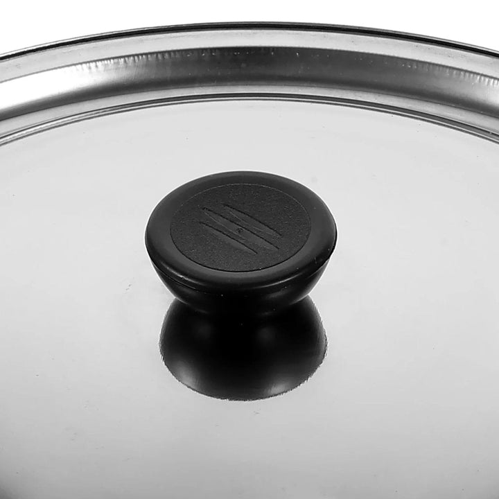 Skanto | CookShield – Universal Rustfritt Stål Lok for Panner & Wokker