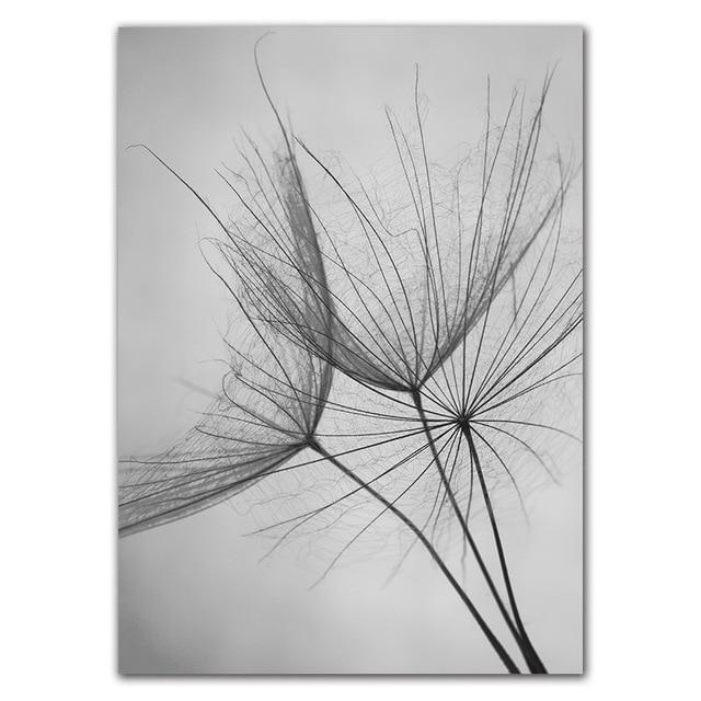 Skanto | Dandelion Canvas Veggkunst på Premium Bomull Lerret