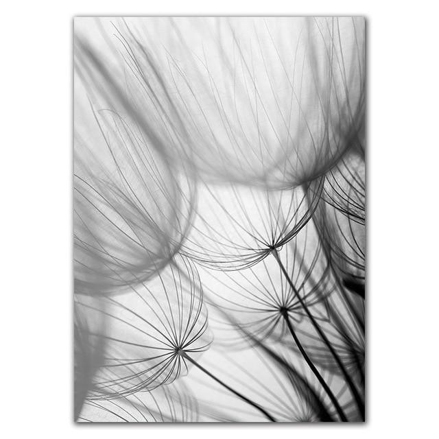 Skanto | Dandelion Canvas Veggkunst på Premium Bomull Lerret