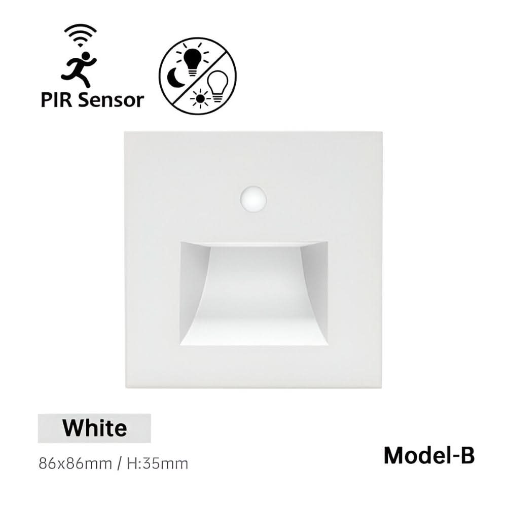 Skanto | LITEWALK – LED trinnlys med smart bevegelsessensor for moderne interiører