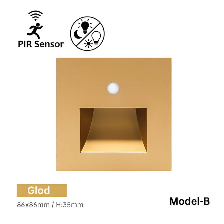 Skanto | LITEWALK – LED trinnlys med smart bevegelsessensor for moderne interiører