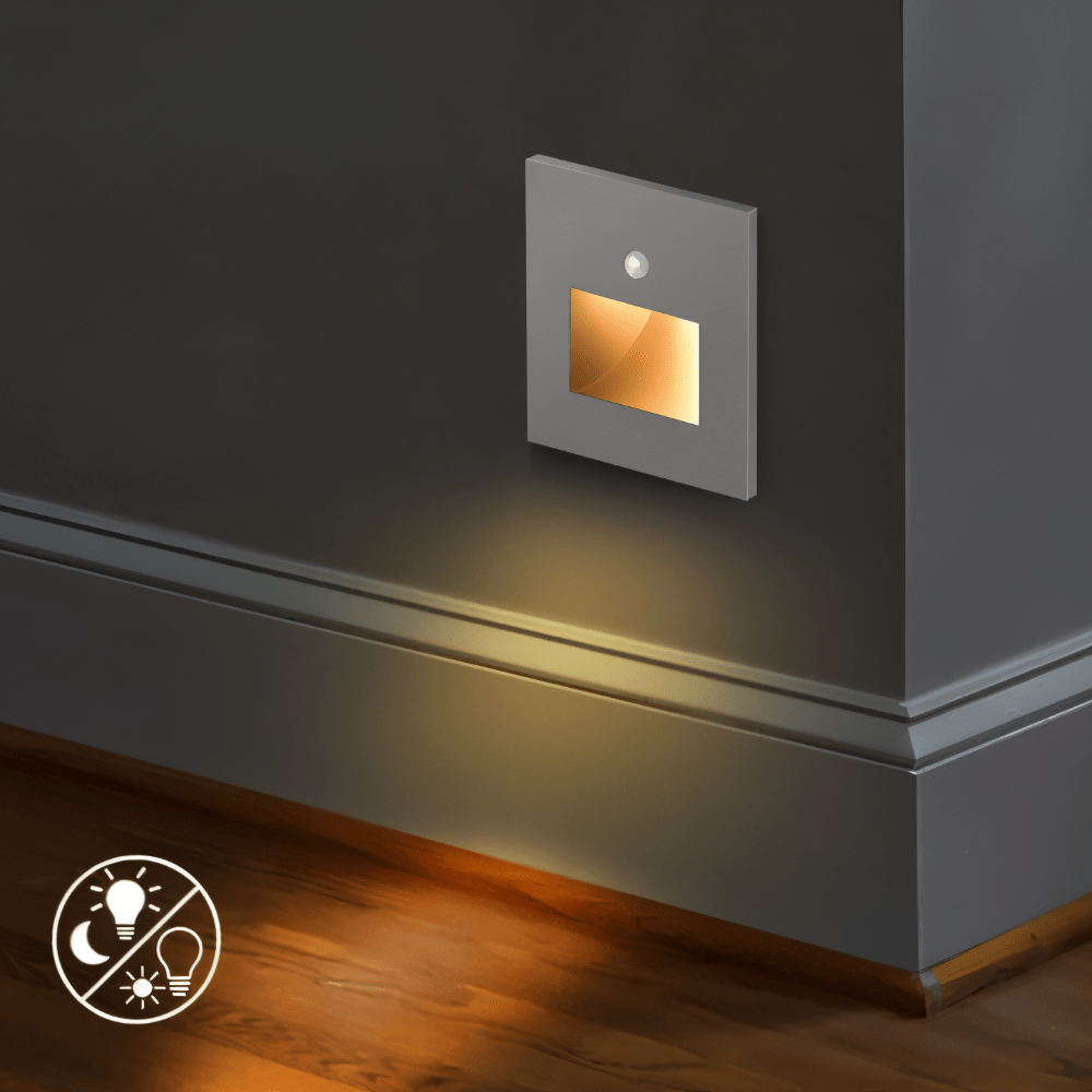 Skanto | LITEWALK – LED trinnlys med smart bevegelsessensor for moderne interiører