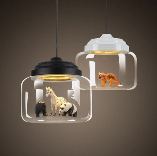 Skanto | Smaller Zoo | Pendellampe med glasskjerm