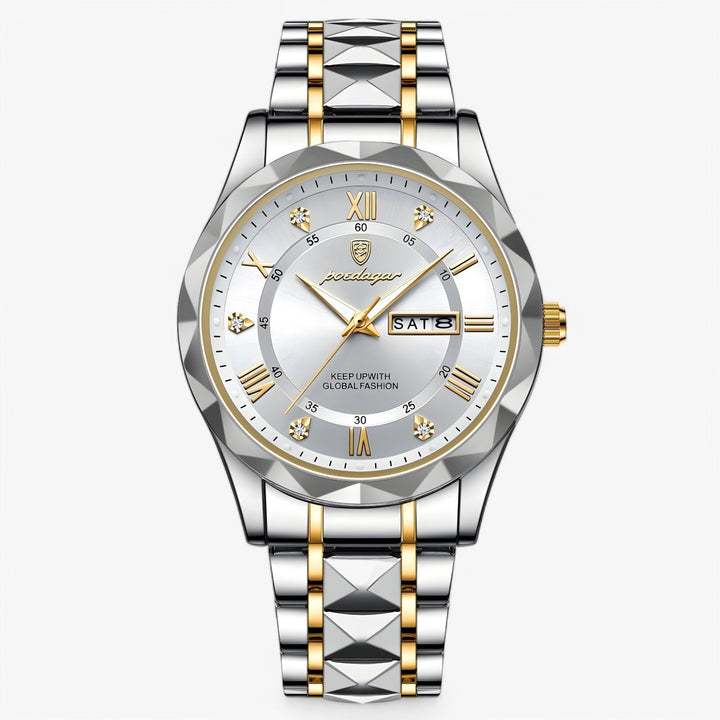 Herre Automatisk Klokke Klassisk Lærreim 40mm | Skanto