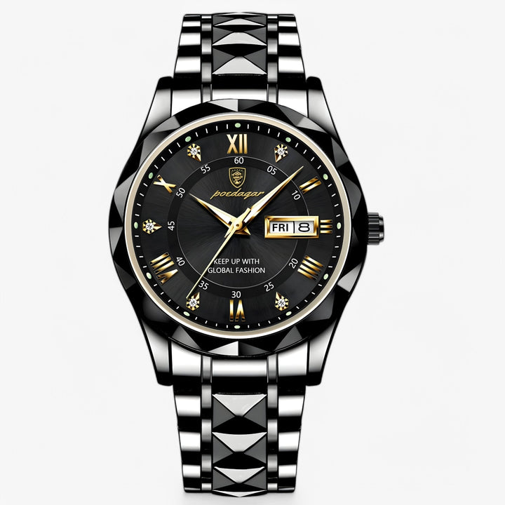 Herre Automatisk Klokke Klassisk Lærreim 40mm | Skanto