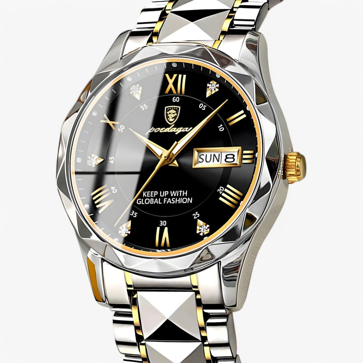 Herre Automatisk Klokke Klassisk Lærreim 40mm | Skanto