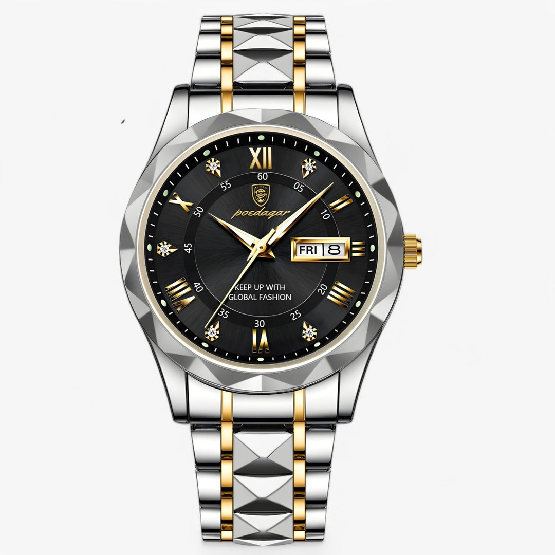 Herre Automatisk Klokke Klassisk Lærreim 40mm | Skanto