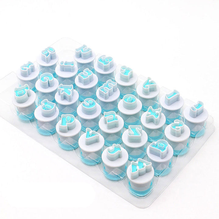 Alphabet Fondant Plunger Cutter | Skanto