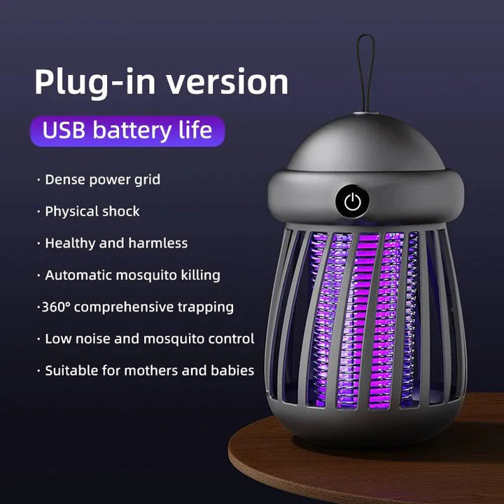 Skanto | SilentZap – Stille UV myggdreperlampe for innendørs og utendørs bruk
