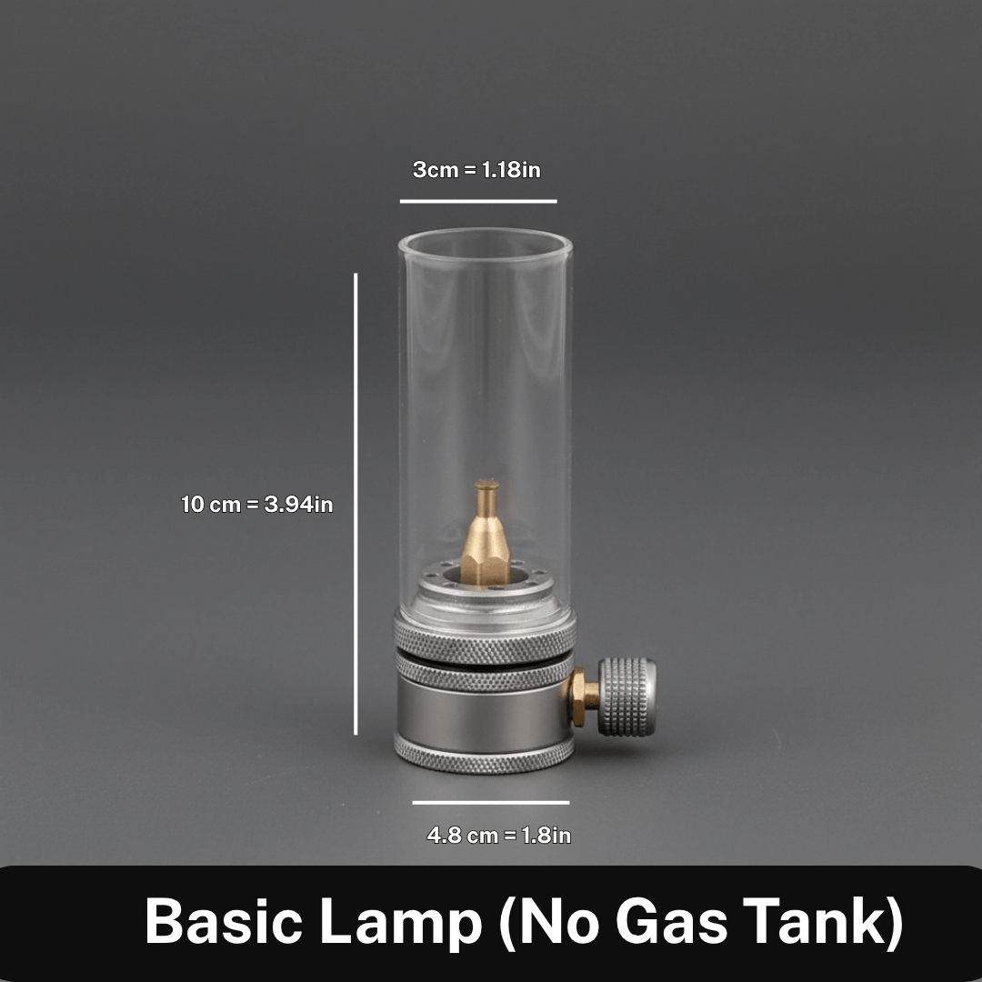 Skanto | LUMETRA – Justerbar butan campinglampe for fleksible lysinnstillinger