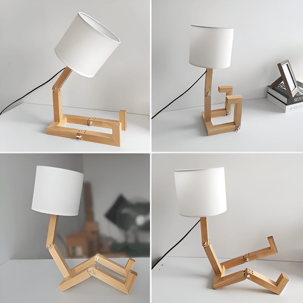 Skanto | LUMIBOT – Fleksibel Trelampe for Personlig Belysning