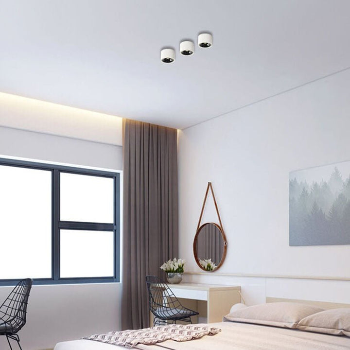 Skanto | LumiDisk – Moderne Minimalistisk LED Taklys for Fokuserende Belysning