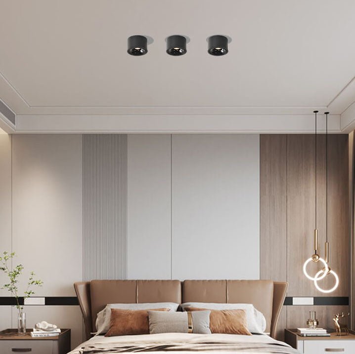 Skanto | LumiDisk – Moderne Minimalistisk LED Taklys for Fokuserende Belysning