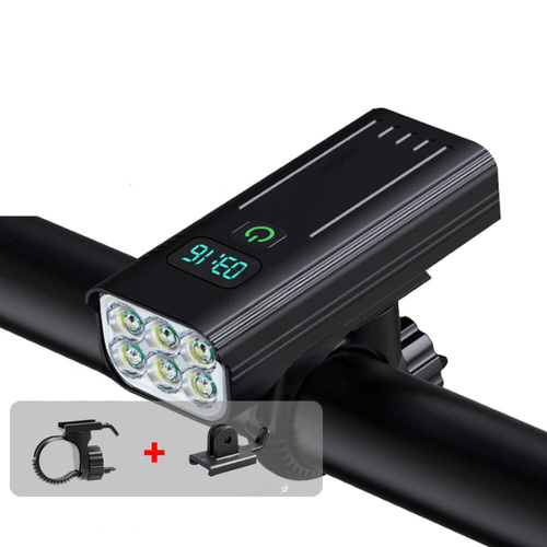 Skanto | ROADGLOW X – 5000 lumen sykkellys med 12 LED-lamper og USB-C oppladbart batteri