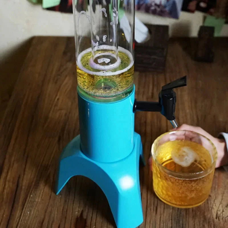 Luminous Beer Tower Drink Dispenser Øl Fat Mimosa Tower med Lys | Skanto