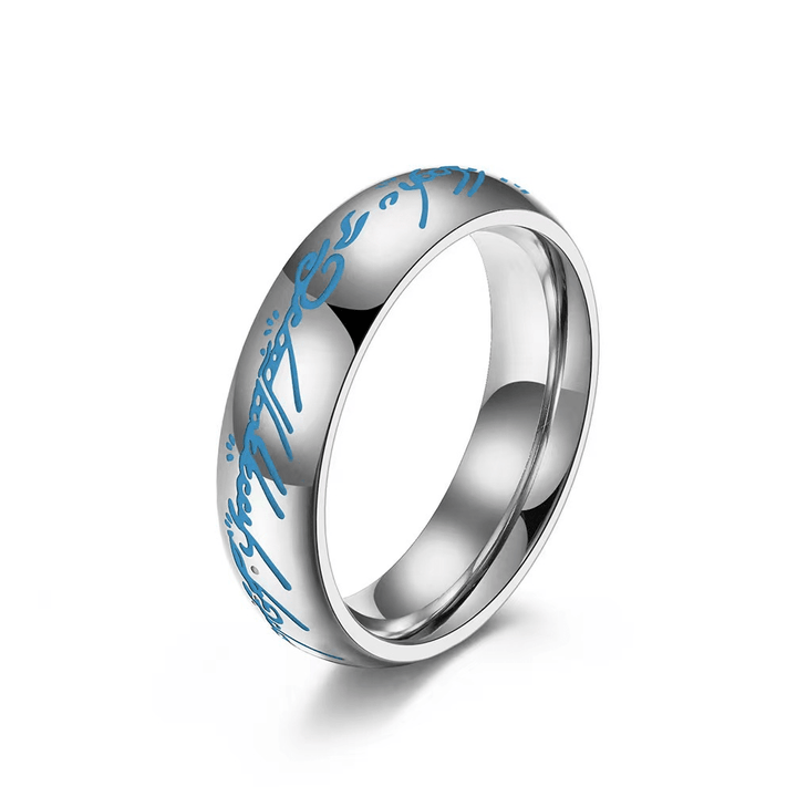 Skanto | Luminous Engraved Ring – Glow-in-the-Dark Jewelry for Positivity & Happiness