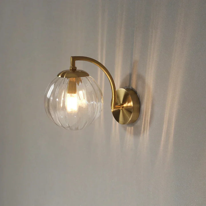 Skanto | Luksus Moderne Glass Vegglampe - CrystalGlow