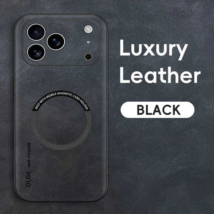 Skanto | LUXEGUARD – Premium Læder Telefonveske med MagSafe for iPhone