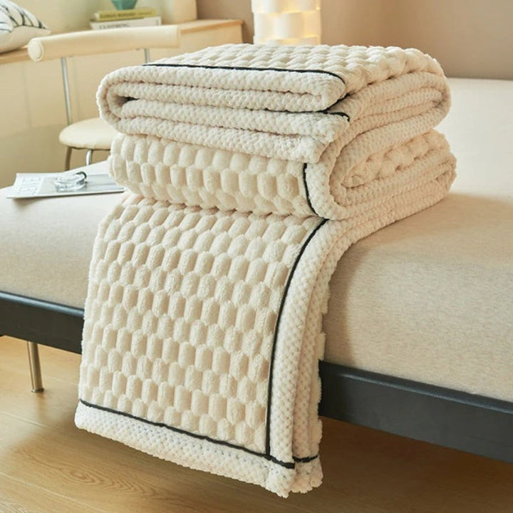 Skanto | Plysj Fleece Teppe Myk Kaste