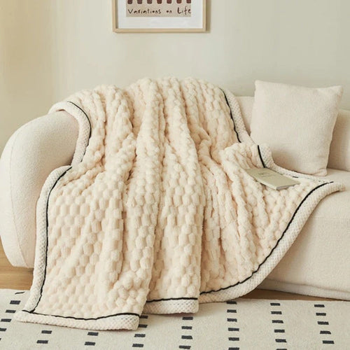 Skanto | Plysj Fleece Teppe Myk Kaste