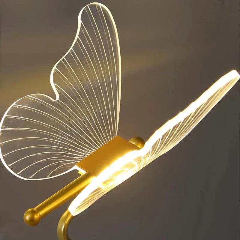 Skanto | Luksus Sommerfugl LED Bordlampe - ButterflyLuxe