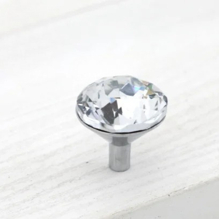 Luksus diamantkrystall skapknapper og håndtak elegante skuffehåndtak | Skanto