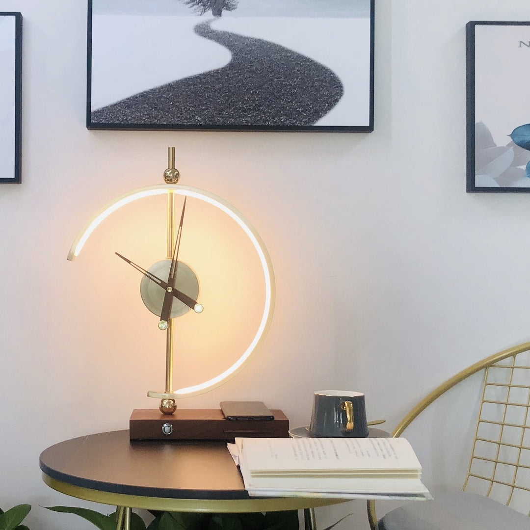 Skanto | Luksus Oppladbar Lampe Klokke - KyotoGlow