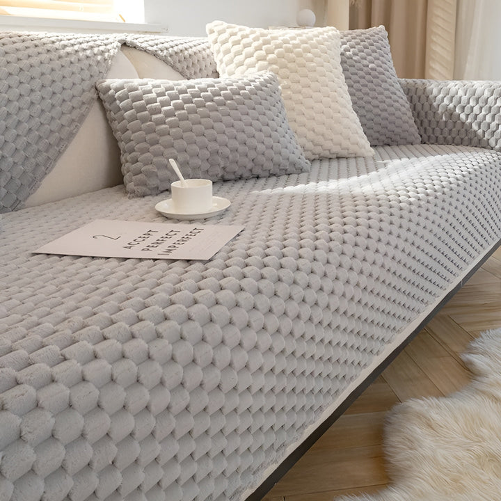 Skanto | Luksus Fløyels Sofa Deksel - VeluLuxe