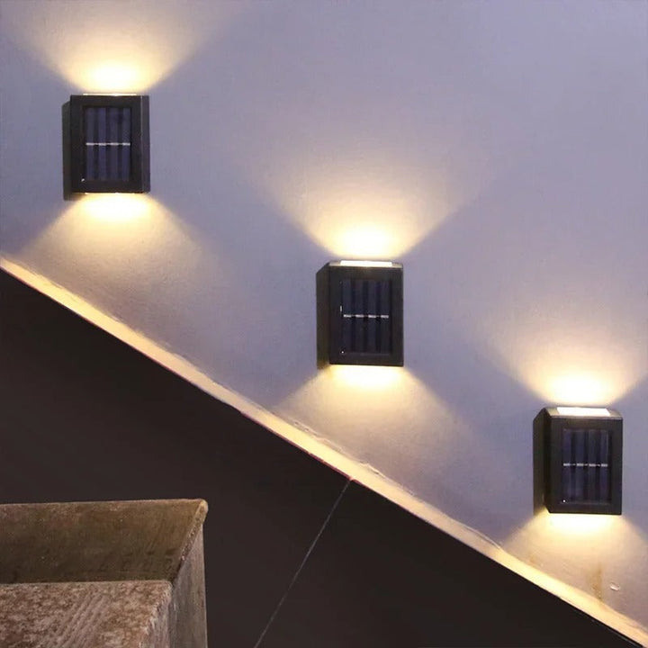 Skanto | Luksus Trådløse Solenergi LED Vegglamper - SolarGlow