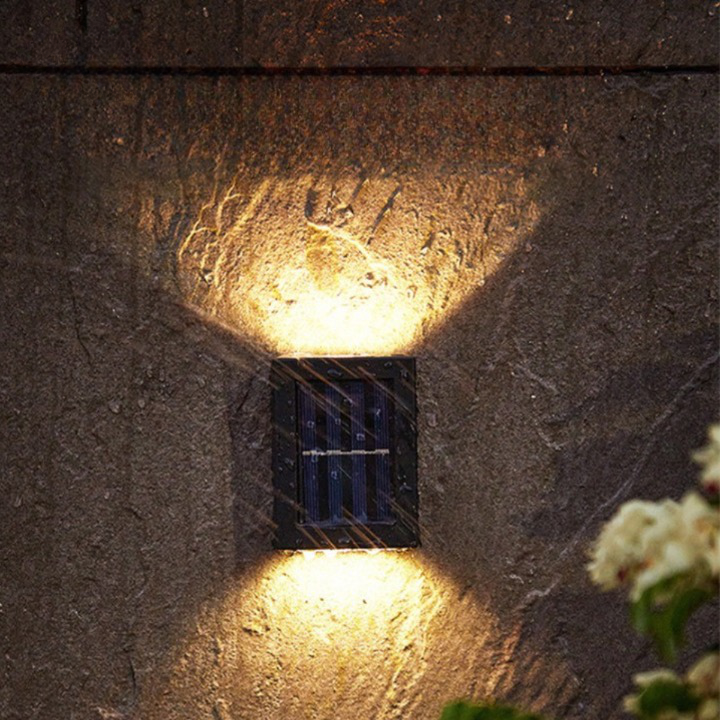 Skanto | Luksus Trådløse Solenergi LED Vegglamper - SolarGlow