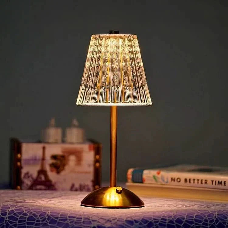 Skanto | Krystalloppladbar LED Trådløs Bordlampe