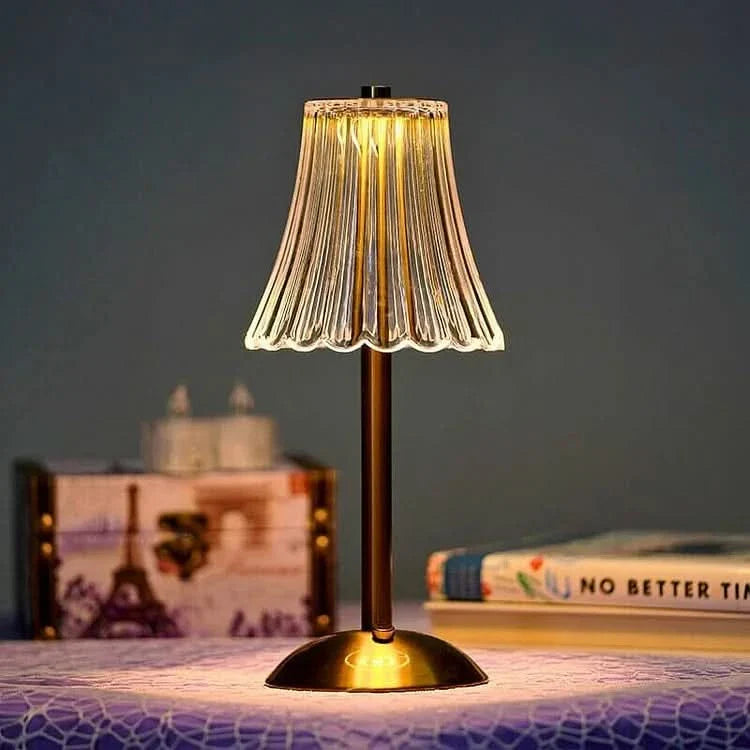 Skanto | Krystalloppladbar LED Trådløs Bordlampe