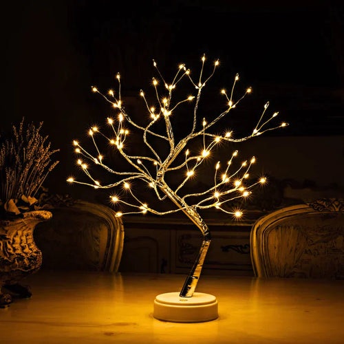 Skanto | LED Trelampe med Justerbare Lysgrener