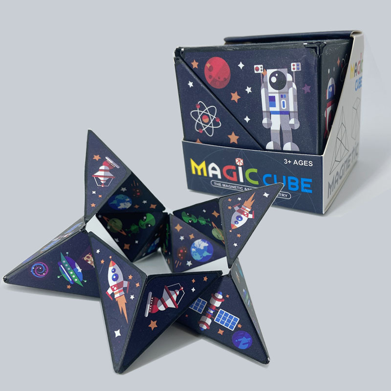 Skanto | FoldFun Form Kube – Kreativ 3D Puslespill for Barn og Voksne