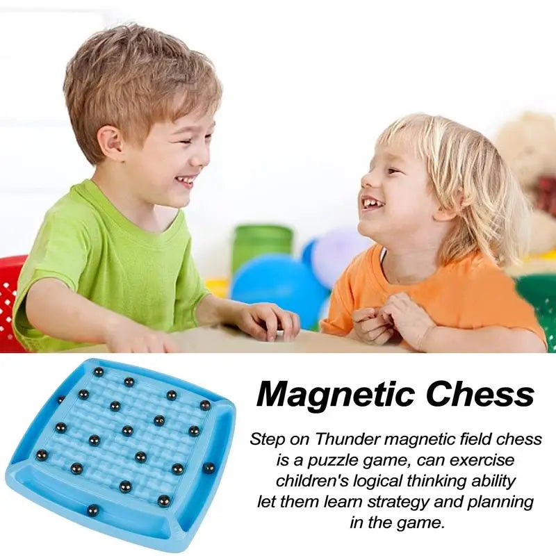 Magnetisk Sjakkspill – Interaktivt Foreldre-Barn Brettspill, Utdanningslek og Bursdagsgaveidé for Barn | Skanto