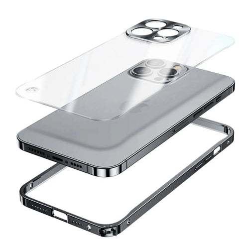 Skanto | Metall Luksus MagSafe Deksel for iPhone Pro Max - Slankt og Stilig Design med Maksimal Beskyttelse
