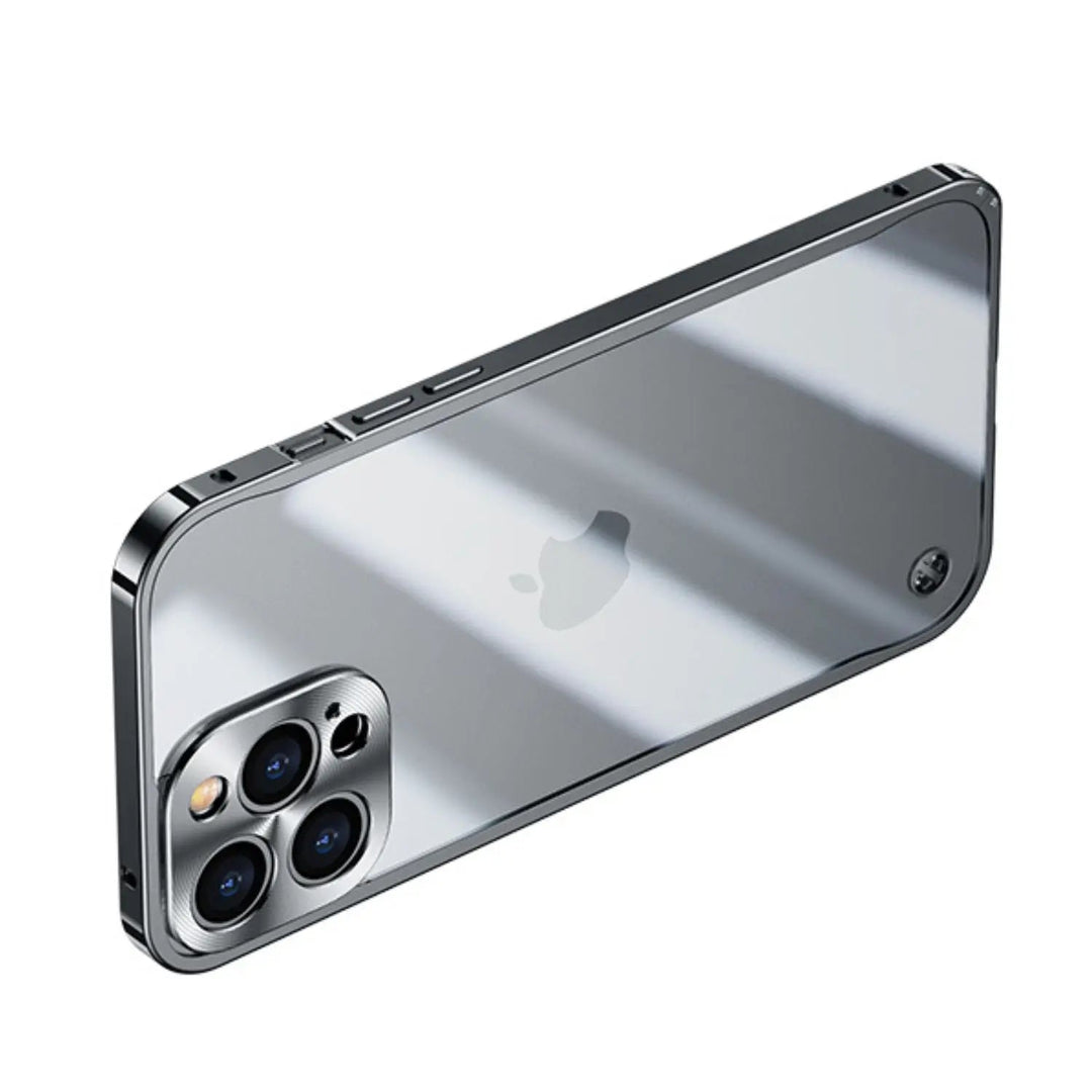 Luksuriøst MagSafe-deksel i metall til iPhone Pro Max – Slankt og stilig design med maksimal dekning