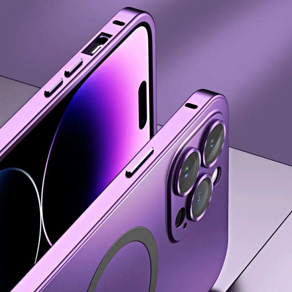 Skanto | Magnetisk metall skall for iPhone – Robust beskyttelse med et elegant design og MagSafe-kompatibilitet