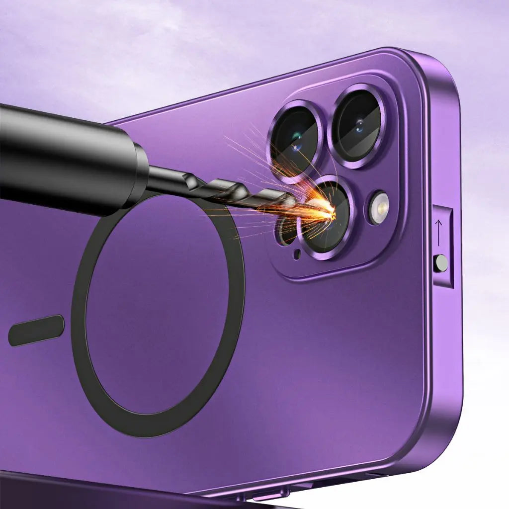 Skanto | Magnetisk metall skall for iPhone – Robust beskyttelse med et elegant design og MagSafe-kompatibilitet