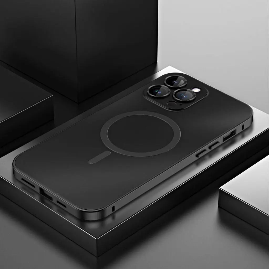 Skanto | Magnetisk metall skall for iPhone – Robust beskyttelse med et elegant design og MagSafe-kompatibilitet