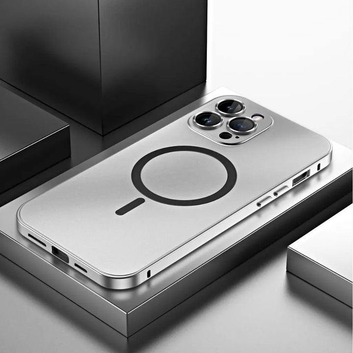 Skanto | Magnetisk metall skall for iPhone – Robust beskyttelse med et elegant design og MagSafe-kompatibilitet