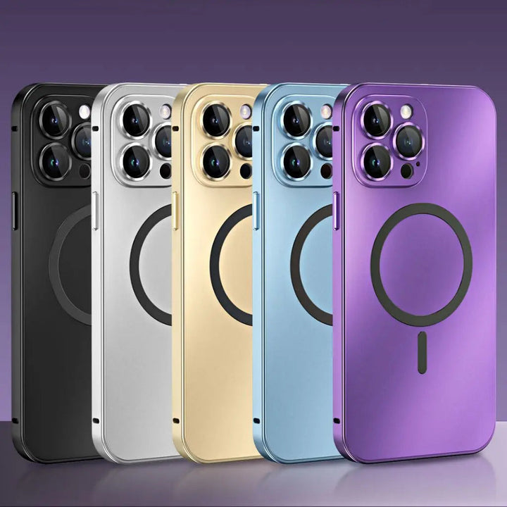 Skanto | Magnetisk metall skall for iPhone – Robust beskyttelse med et elegant design og MagSafe-kompatibilitet
