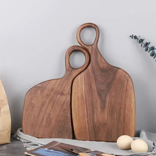 Skanto | 2-Pack Premium Valnøtttre Kjøkkenbredder – Elegant & Holdbar Skjærefjellet og Serveringsbrett Sett