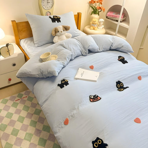 CloudComfort Sengetøy Sett - Komfortabelt og Hudvennlig Lucky Cat Sengetøy | Skanto