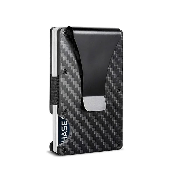 Skanto | Titanium Matte Cobalt Kortholder – Slank & Stilig RFID-lommebok for Menn & Kvinner