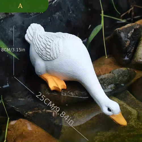 PuddlePals Skulptur – LandhusstilAnd & Gås Figur | Skanto