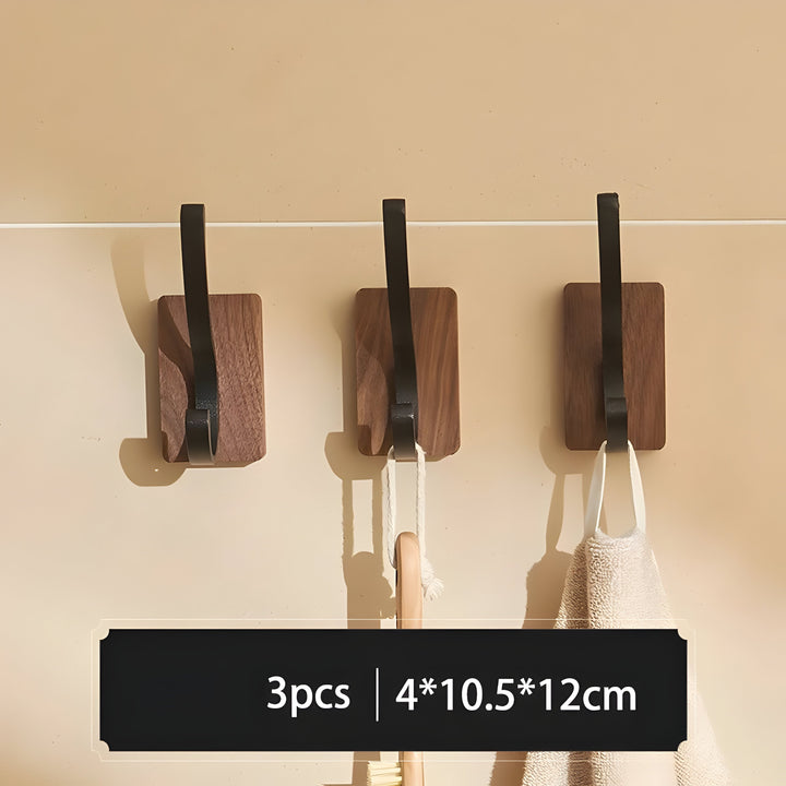 WoodenGrip Hooks – Veggkroker i tre i nordisk stil