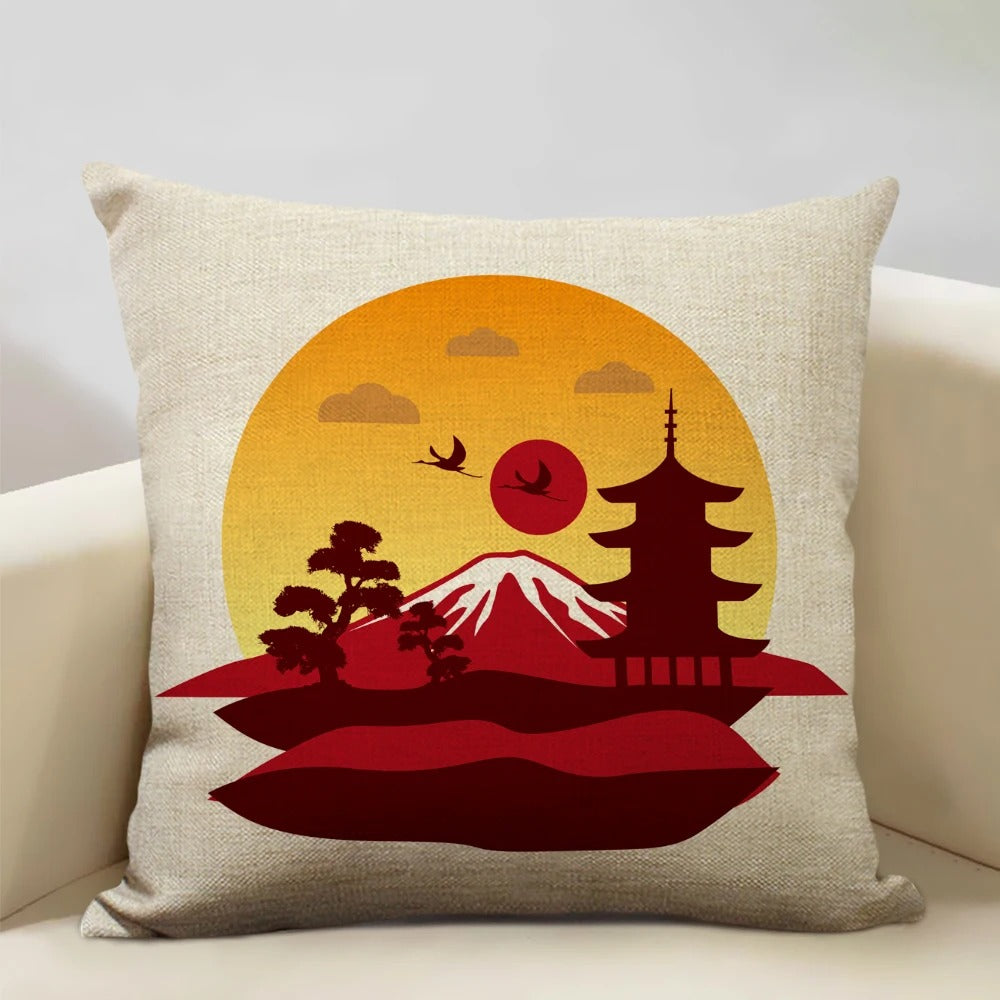 Skanto | BeauRêve Putetrekk med Mount Fuji - Japansk Stil for Ethvert Rom