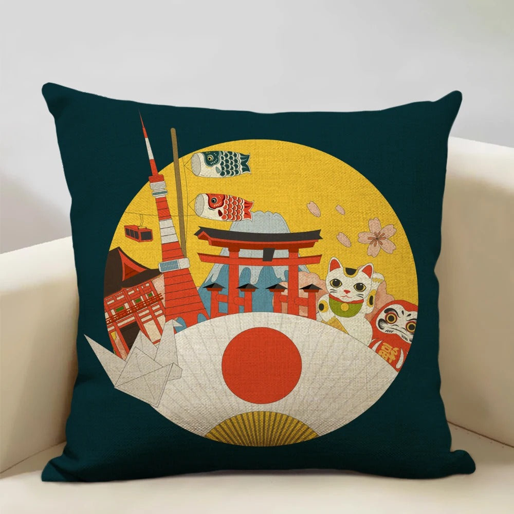 Skanto | BeauRêve Putetrekk med Mount Fuji - Japansk Stil for Ethvert Rom