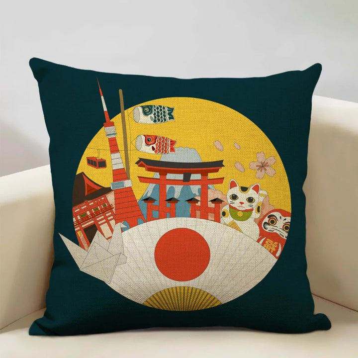 Skanto | BeauRêve Putetrekk med Mount Fuji - Japansk Stil for Ethvert Rom